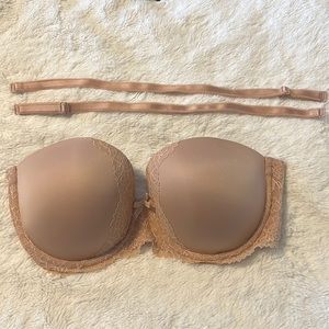 Nude VS strapless bra